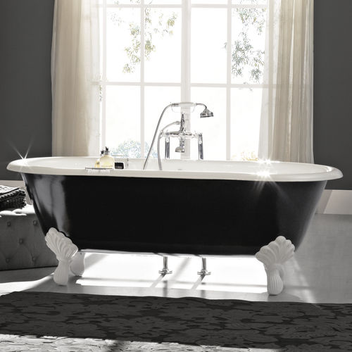 Vasca da bagno ovale - DUAL - RECOR - con piedi / ad uso professionale / in ghisa