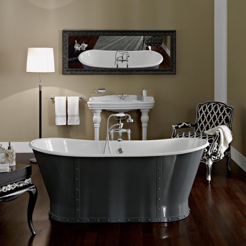 Vasca da bagno ovale - EIFFEL - RECOR - da appoggio / ad uso professionale / in ghisa