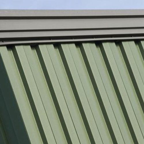 Lamiera grecata - TRISOMET® - TATA STEEL - in acciaio / 3D / galvanizzata