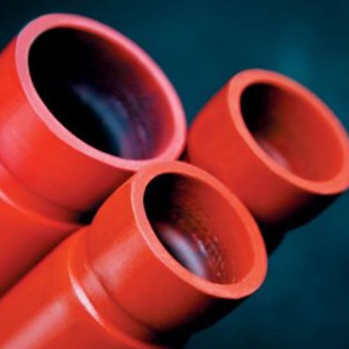 Tubo rigido in metallo - INFIRE™ - TATA STEEL - perforato