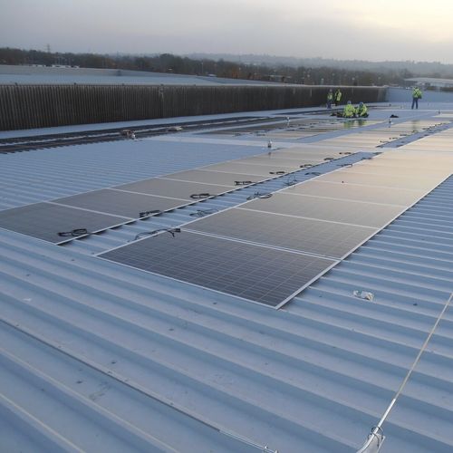 Lamiera grecata - TRISOBUILD® - TATA STEEL - in acciaio / grigia / blu