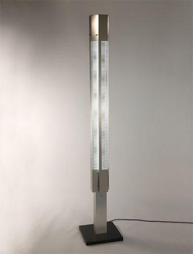 Colonna luminosa contemporanea - MFL-SGS - SERGE MOUILLE - in alluminio / a lampada fluorescente / da interno