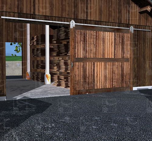 Sistema scorrevole in ferro - Straight - MANTION SAS - per porta / a muro / esterno