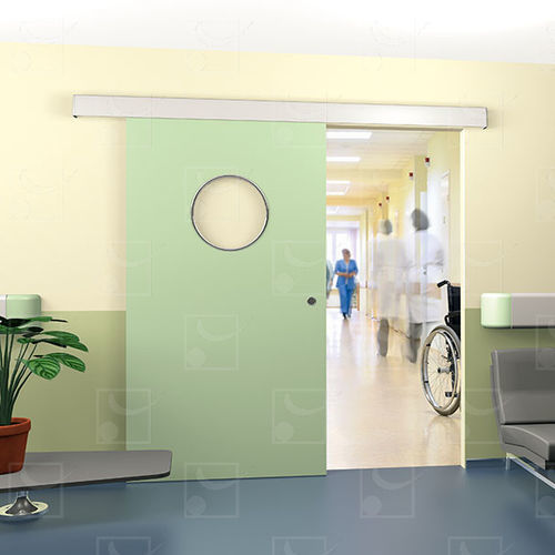 Sistema scorrevole in alluminio - SOFTCLOSE - MANTION SAS - per porta / corridori a scomparsa / a muro