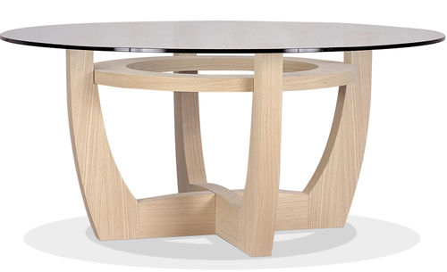 Tavolo contemporaneo - 850 - GUARANTEE by GIOGATZIS - in vetro / rotondo