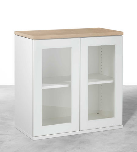 Vetrina armadio contemporanea - Hund Möbelwerke - da appoggio / in legno / in vetro