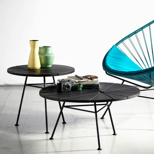 Tavolo d'appoggio contemporaneo - BAM BAM - OK DESIGN - in MDF / in MDF laccato / in acciaio con rivestimento a polvere