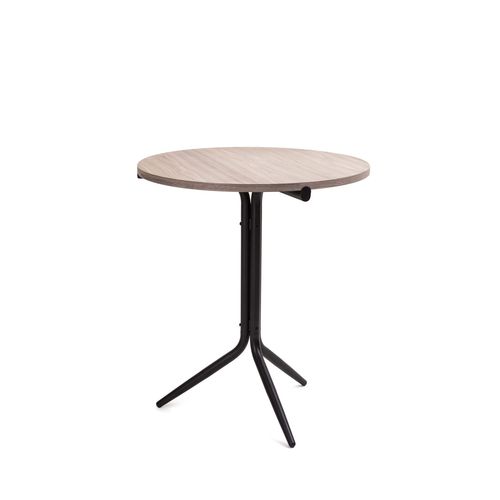 Tavolino contemporaneo - TRIPOD - STELLAR WORKS - in acciaio / in laminato / rotondo