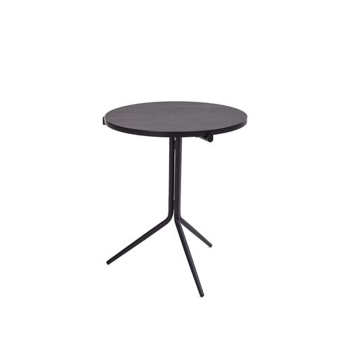 Tavolino contemporaneo - TRIPOD - STELLAR WORKS - in acciaio / in laminato / rotondo