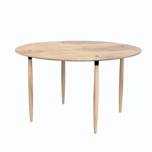 Tavolo da pranzo contemporaneo - SLOW - STELLAR WORKS - in legno massiccio / in laminato / rotondo