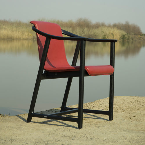Sedia contemporanea - MANDARIN - STELLAR WORKS - da interno / in legno massiccio / in acciaio inossidabile