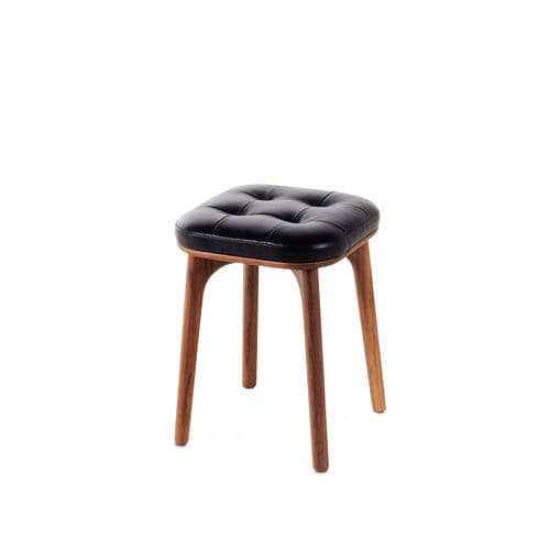 Sgabello contemporaneo - UTILITY - STELLAR WORKS - in legno massiccio / in legno compensato / imbottito