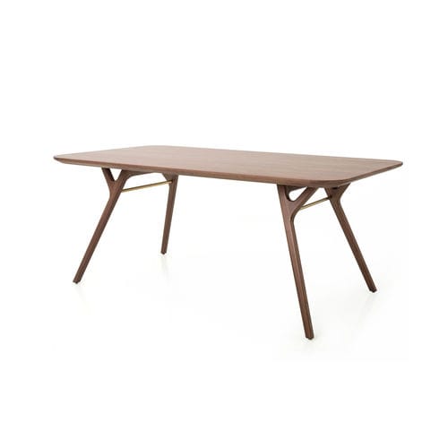 Tavolo da pranzo design scandinavo - RÉN - STELLAR WORKS - in legno massiccio / in acciaio inossidabile / in laminato