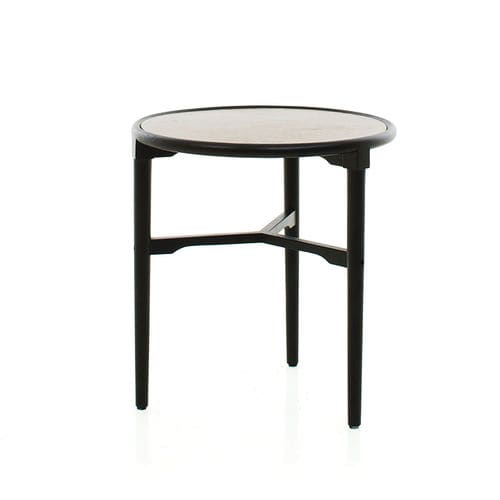Tavolo d'appoggio contemporaneo - LAVAL - STELLAR WORKS - in legno massiccio / in acciaio inossidabile / in pelle