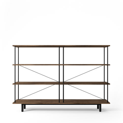 Scaffale a paravento - SEITON - STELLAR WORKS - contemporaneo / in acciaio inossidabile / in laminato