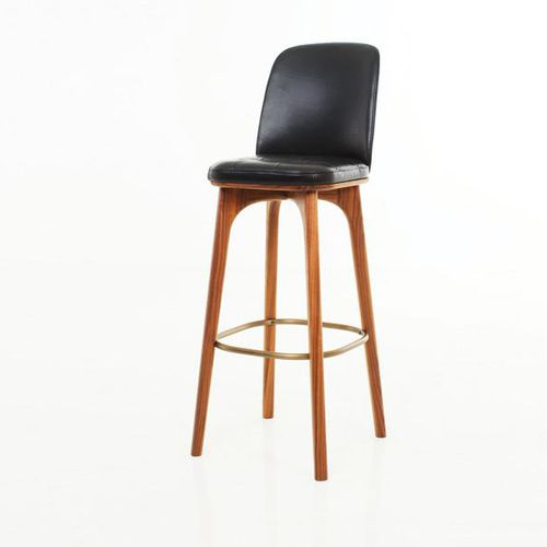 Sedia alta contemporanea - UTILITY - STELLAR WORKS - da interno / in legno compensato / in acciaio inossidabile