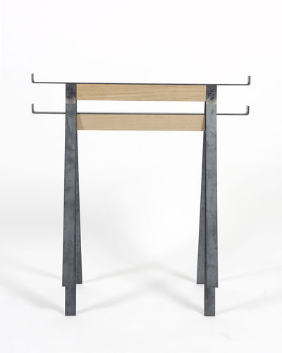 Tavolo contemporaneo - F56 TRESTLE - FRAMA - in metallo / con supporto in metallo / rettangolare