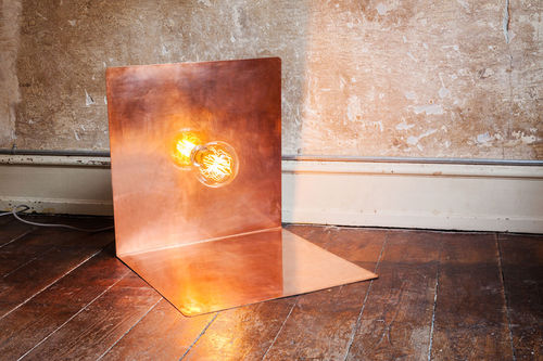 Lampada da pavimento - 90° - FRAMA - in metallo / contemporanea / con cavo