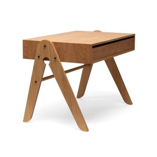 Tavolo contemporaneo - Geo - WEDOWOOD - in rovere / in legno compensato / con supporto in quercia