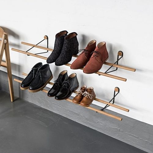 Scaffale per scarpe contemporaneo - WEDOWOOD - a muro / in legno / per uso residenziale