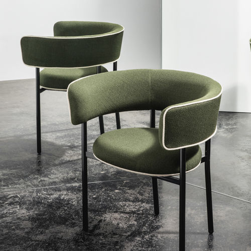 Poltrona contemporanea - FONT REGULAR  - mobel copenhagen - in tessuto / bianca / verde