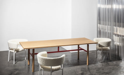 Tavolo da pranzo contemporaneo - BEAM - mobel copenhagen - in legno / rettangolare / per uso residenziale