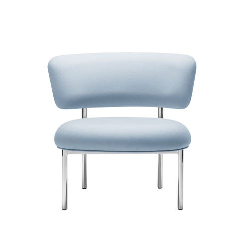 Chauffeuse contemporanea - FOND BOLD - mobel copenhagen - in tessuto / blu