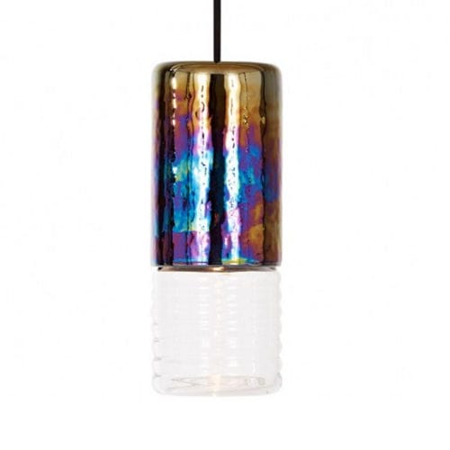 Lampada a sospensione - FLASK : FKL01OLEU - Tom Dixon - in vetro / contemporanea / con cavo