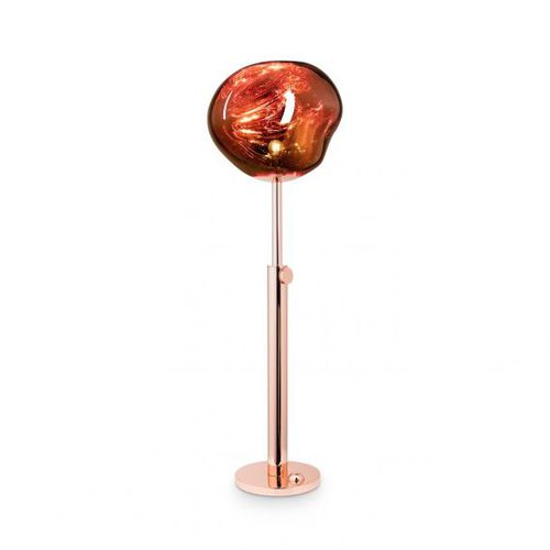 Lampada da pavimento - MELT - Tom Dixon - in acciaio / in policarbonato / contemporanea