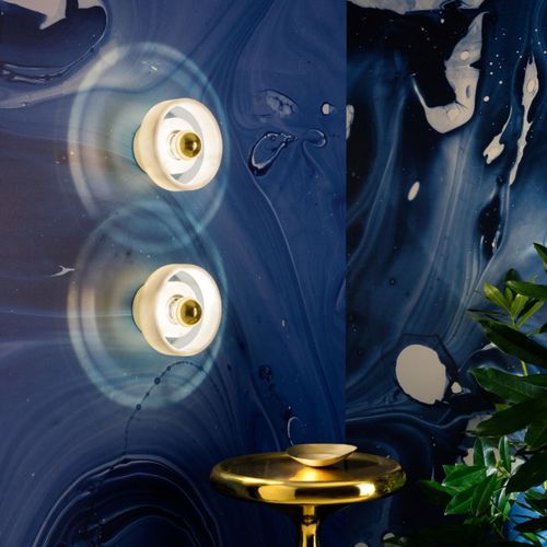 Applique contemporanea - STONE : STW02WEU - Tom Dixon - da interno / in vetro / in marmo