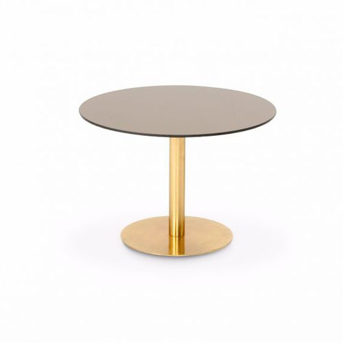 Tavolo d'appoggio contemporaneo - FLASH : FLT02-M1/FLT01-M1 - Tom Dixon - in vetro / in ottone / in ferro