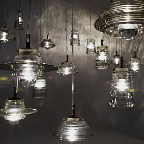 Lampada a sospensione - PRESSED : GLS02-PEUM1/GLS03-PEUM1 - Tom Dixon - in vetro / contemporanea / con cavo
