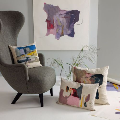 Cuscino per sedia - PAINT SERIES - Tom Dixon - quadrato / a motivi / in tessuto