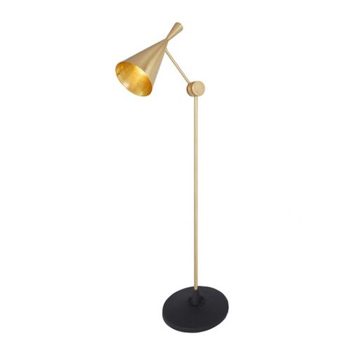 Lampada da terra - BEAT : BLF01BEU/BLF01EU - Tom Dixon - in ottone / in ferro / contemporanea