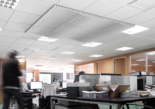 Controsoffitto in MDF - CUBE FOAM - Planoffice - in pannelli / acustico