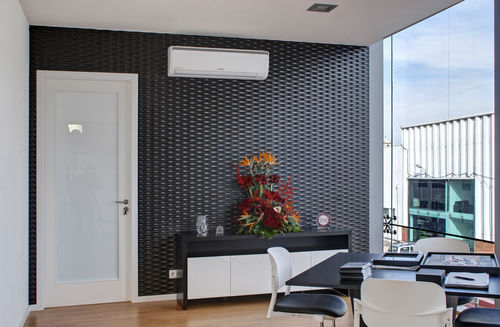 Pannello decorativo da parete - Planoffice - Valchromat® / testurizzato
