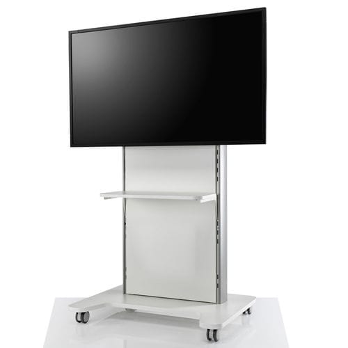Supporto per TV da terra contemporaneo - AV/VC ONE - colebrook bosson saunders - con moderno rotelle