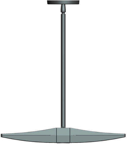 Luce a sospensione - UPLIGHT - RAB Lighting - LED / rettangolare / in ghisa di alluminio