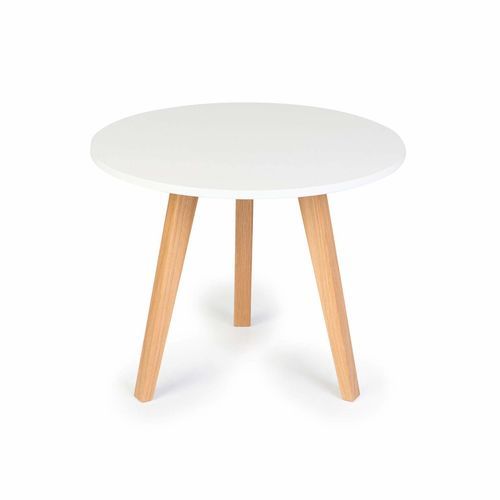Tavolino basso contemporaneo - NET.WORK - König Neurath - in legno / con supporto in legno / con supporto in acciaio