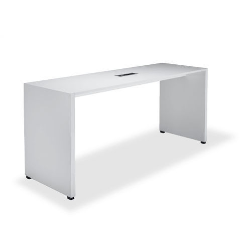 Tavolo contemporaneo - NET.WORK - König Neurath - in legno / con supporto in legno / con supporto in acciaio