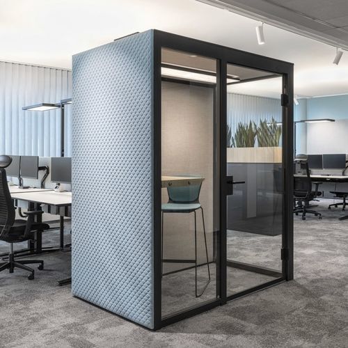 Ufficio POD da 2 persone - QUIET.BOX DUO - König Neurath - con illuminazione integrata / acustico / con illuminazione LED integrata