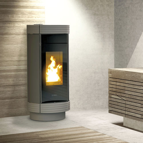 Termostufa a pellet - IONICA IDRA METALCOLOR - THERMOROSSI - 5 kW...10 kW / 20 kW...50 kW / multicombustibile