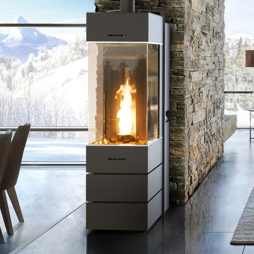 Stufa a pellet - bellaVista S2 plus - THERMOROSSI - 0 - 5 kW / 5 kW...10 kW / 10 kW...20 kW