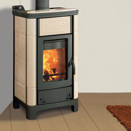 Termostufa a legna - ardhea Evo 5 maiolica - THERMOROSSI - multicombustibile / a pavimento / tradizionale