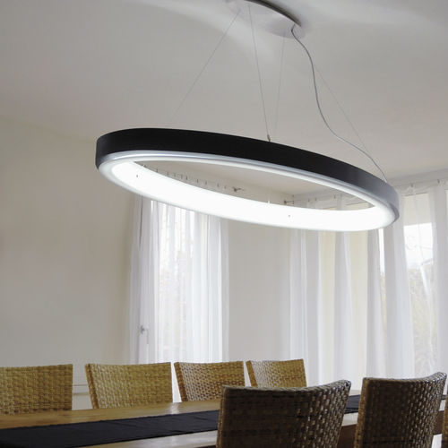 Lampada a sospensione - ELLIPSE - Sattler GmbH - in alluminio / in vetro acrilico / contemporanea