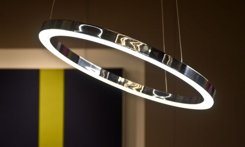 Lampada a sospensione - TRIS - Sattler GmbH - in alluminio / in vetro acrilico / contemporanea