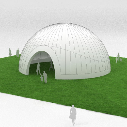 Pressostruttura per eventi - DOME - Studio Souffle