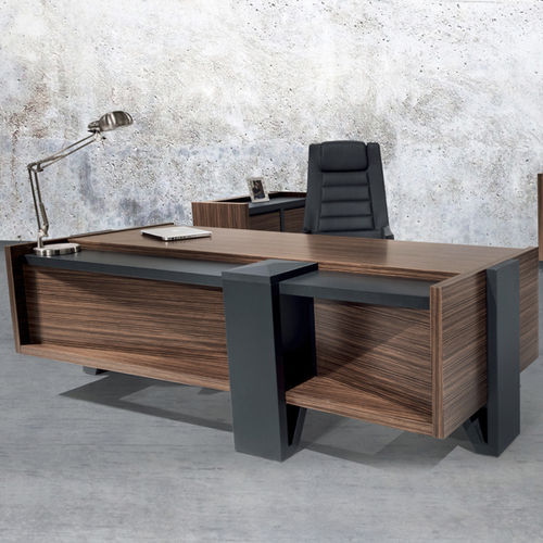 Scrivania direzionale - ROSSI  - SOLENNE OFFICE FURNITURE - contemporanea / in legno / con base in pannelli