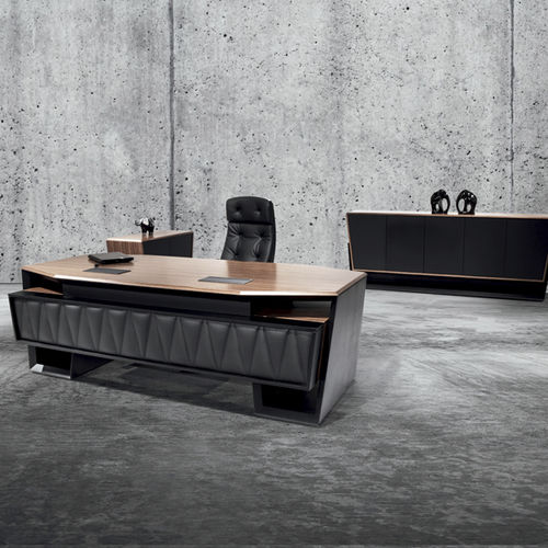 Scrivania direzionale - TORONTO  - SOLENNE OFFICE FURNITURE - contemporanea / in legno / in pelle