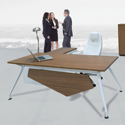 Scrivania direzionale - NEPTUN  - SOLENNE OFFICE FURNITURE - contemporanea / in legno / in metallo